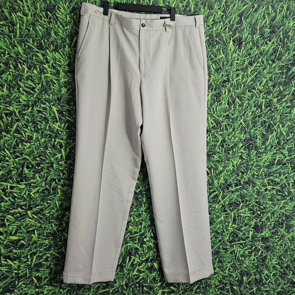 Mens Greg Norman Tan Dress Pants Size 40w By 30l - Picture 1 of 5